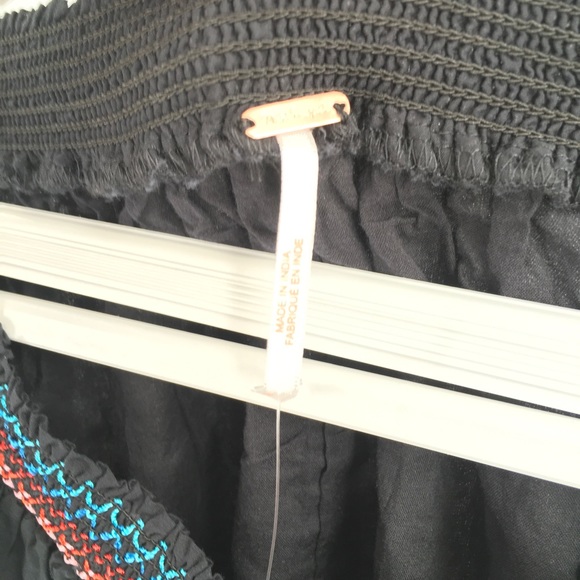 NWT Free People Off Shoulder Boho Embroid … - Picture 10 of 11